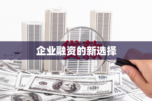 安国企业融资的新选择