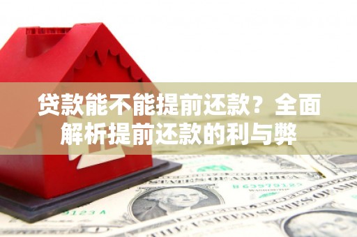 安国贷款能不能提前还款？全面解析提前还款的利与弊