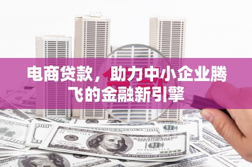 安国电商贷款，助力中小企业腾飞的金融新引擎