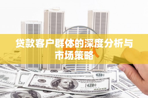安国贷款客户群体的深度分析与市场策略