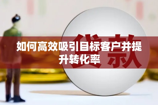 安国如何高效吸引目标客户并提升转化率