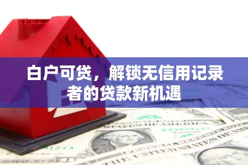 安国白户可贷，解锁无信用记录者的贷款新机遇