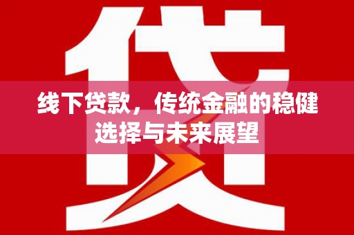 安国线下贷款，传统金融的稳健选择与未来展望