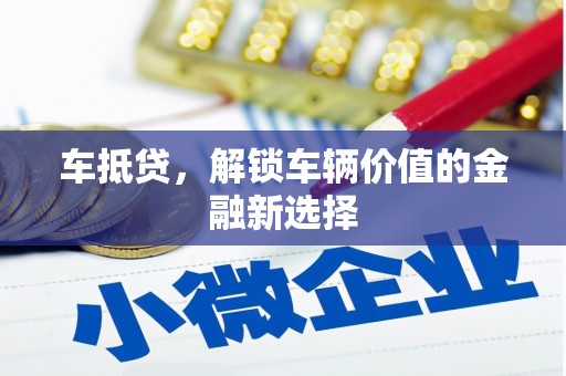 安国车抵贷，解锁车辆价值的金融新选择