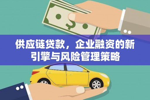 安国供应链贷款，企业融资的新引擎与风险管理策略