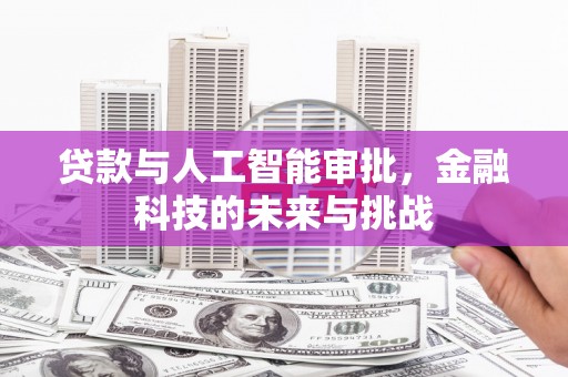安国贷款与人工智能审批，金融科技的未来与挑战