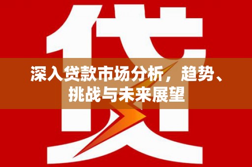 安国深入贷款市场分析，趋势、挑战与未来展望