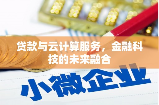 安国贷款与云计算服务，金融科技的未来融合